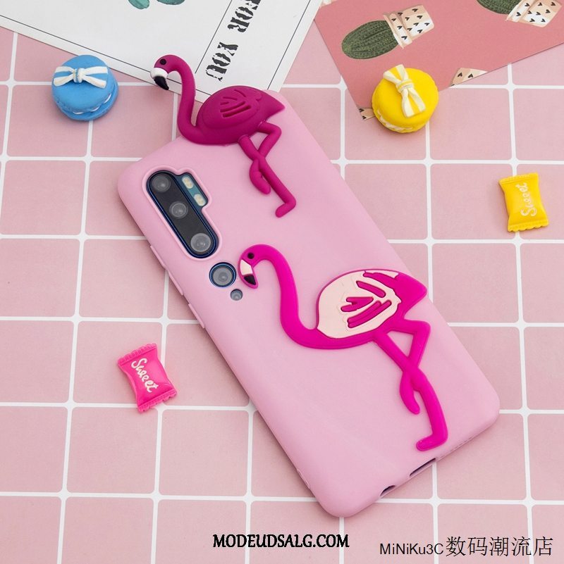 Xiaomi Mi Note 10 Etui / Cover Smuk Lyserød Silikone Lille Sektion Blød