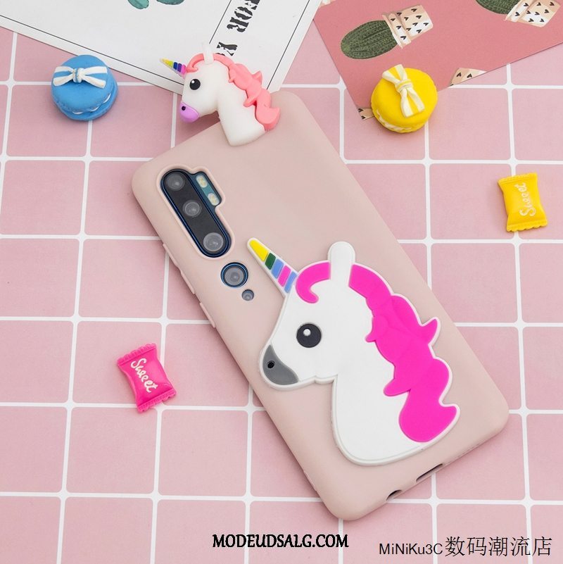 Xiaomi Mi Note 10 Etui / Cover Smuk Lyserød Silikone Lille Sektion Blød