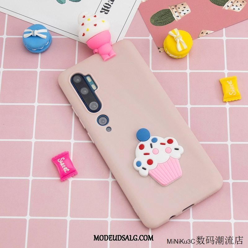 Xiaomi Mi Note 10 Etui / Cover Smuk Lyserød Silikone Lille Sektion Blød