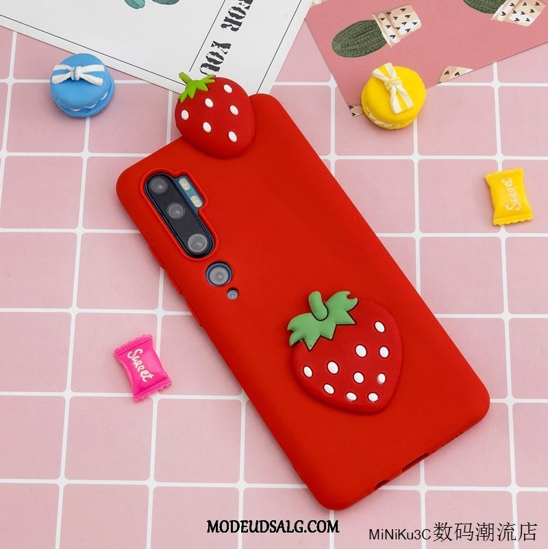 Xiaomi Mi Note 10 Etui / Cover Smuk Lyserød Silikone Lille Sektion Blød