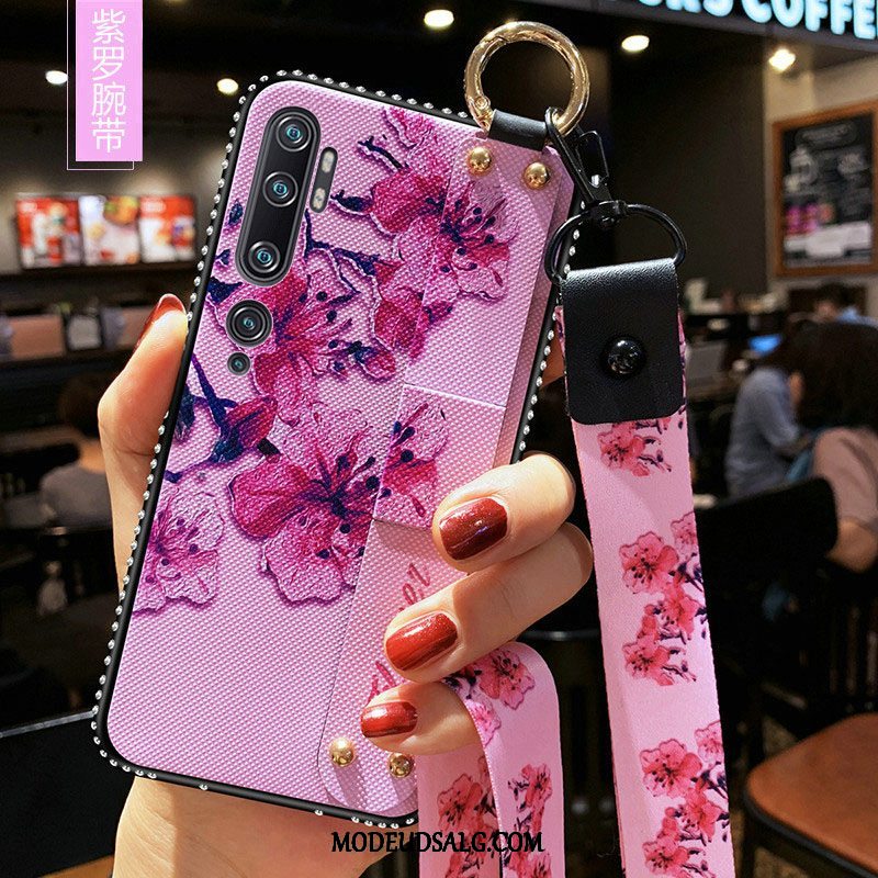 Xiaomi Mi Note 10 Etui Rød Lille Sektion Cover Trend Blød