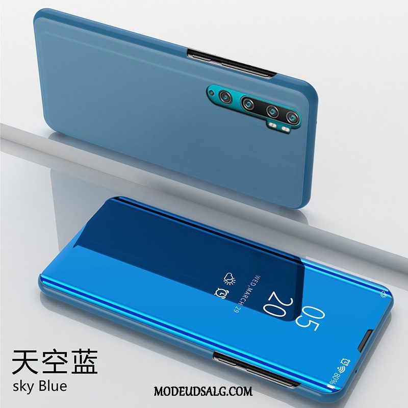 Xiaomi Mi Note 10 Etui Sort Trend Af Personlighed Folio Membrane