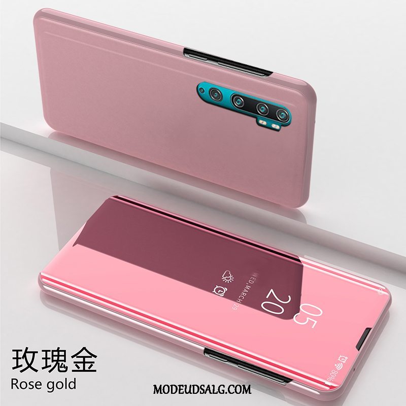 Xiaomi Mi Note 10 Etui Sort Trend Af Personlighed Folio Membrane