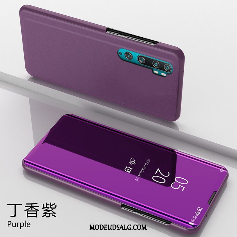 Xiaomi Mi Note 10 Etui Sort Trend Af Personlighed Folio Membrane