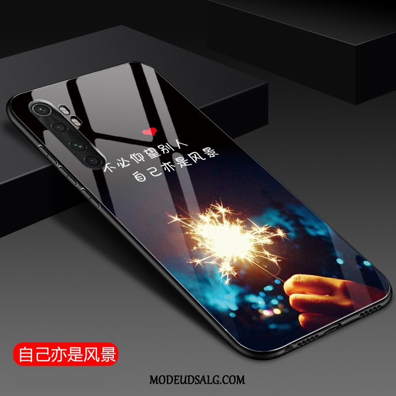 Xiaomi Mi Note 10 Lite Etui Alt Inklusive Silikone Glas Blød Lille Sektion