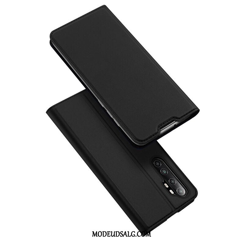 Xiaomi Mi Note 10 Lite Etui / Cover Lille Sektion Lyserød Business Lædertaske