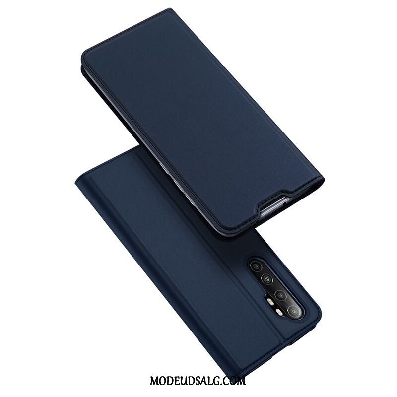 Xiaomi Mi Note 10 Lite Etui / Cover Lille Sektion Lyserød Business Lædertaske