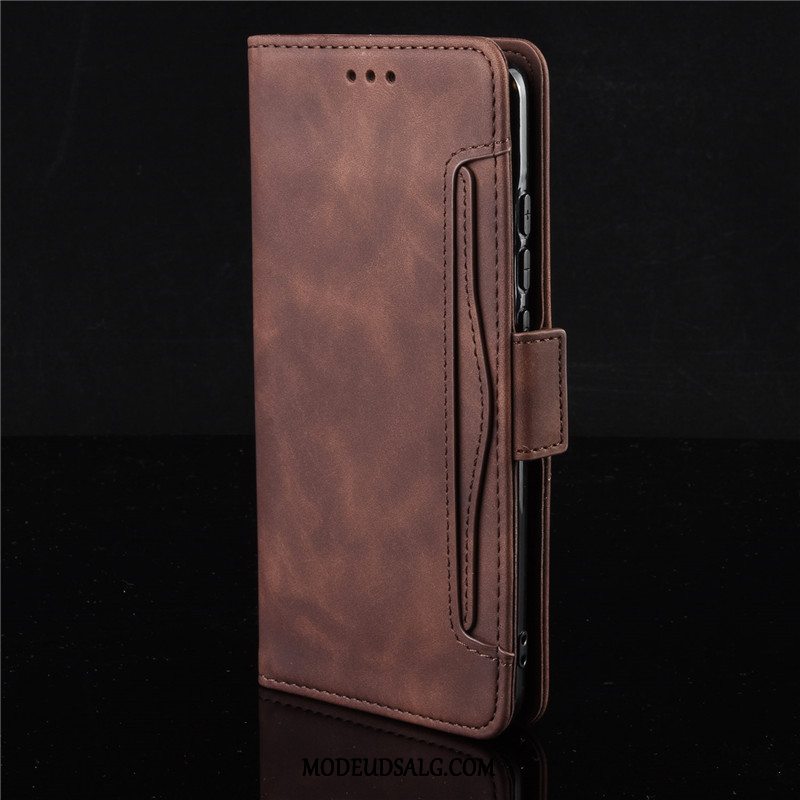 Xiaomi Mi Note 10 Lite Etui / Cover Lædertaske Lille Sektion Rød Tegnebog Ungdom