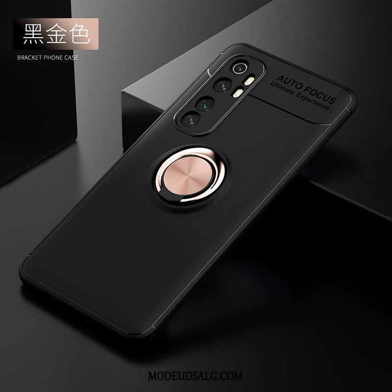 Xiaomi Mi Note 10 Lite Etui / Cover Ring Support Nubuck Anti-fald