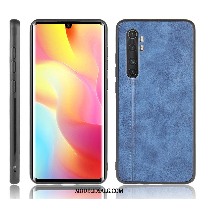 Xiaomi Mi Note 10 Lite Etui Lille Sektion Rød Mønster Beskyttelse Lædertaske