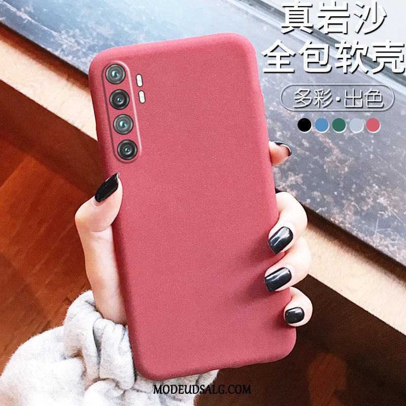 Xiaomi Mi Note 10 Lite Etui Solid Farve Lille Sektion Blød Alt Inklusive Anti-fald