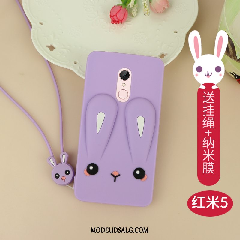 Xiaomi Redmi 5 Etui Trendy Rød Blød Smuk Beskyttelse