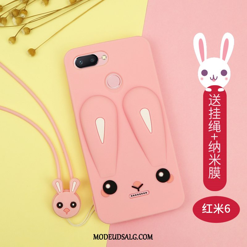 Xiaomi Redmi 6 Etui Af Personlighed Silikone Alt Inklusive Trendy Rød