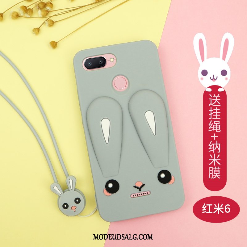 Xiaomi Redmi 6 Etui Af Personlighed Silikone Alt Inklusive Trendy Rød