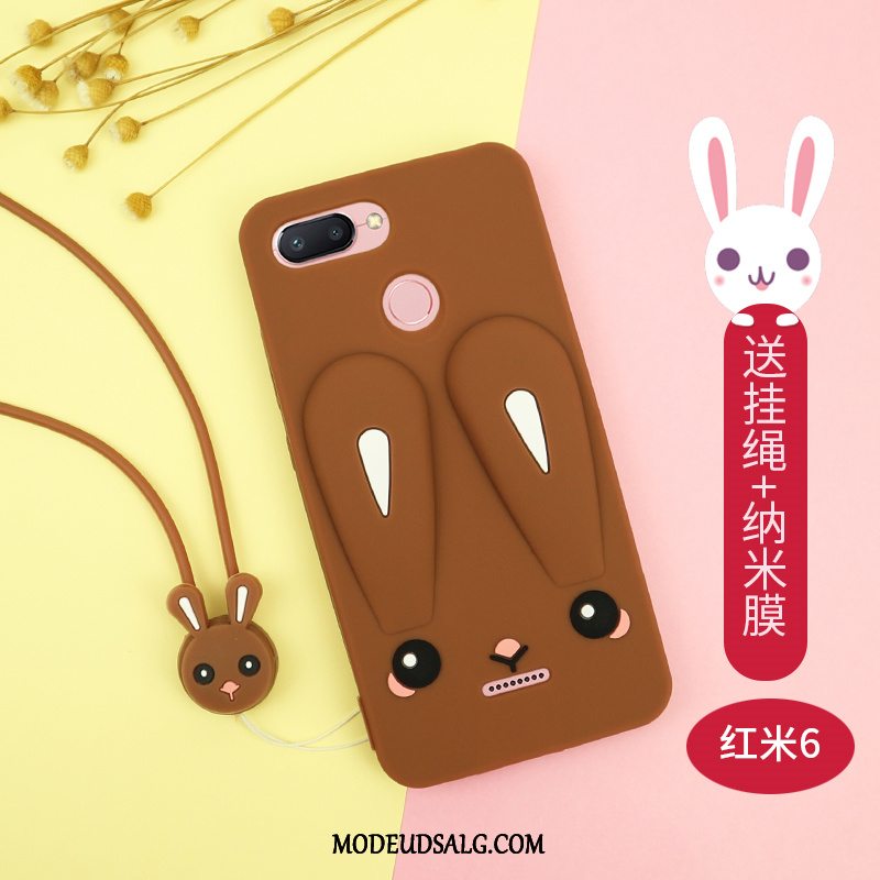 Xiaomi Redmi 6 Etui Af Personlighed Silikone Alt Inklusive Trendy Rød