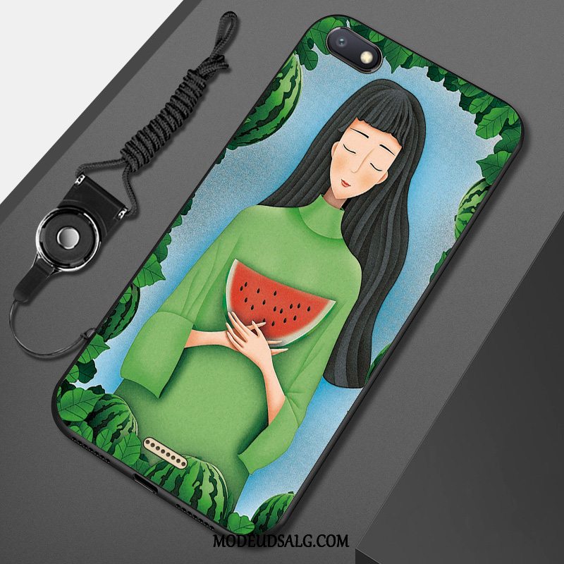 Xiaomi Redmi 6a Etui / Cover Blå Lille Sektion Hjerte Hængende Ornamenter Kunst