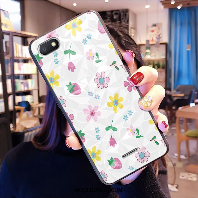 Xiaomi Redmi 6a Etui / Cover Lille Sektion Mønster Cartoon Net Red Grøn