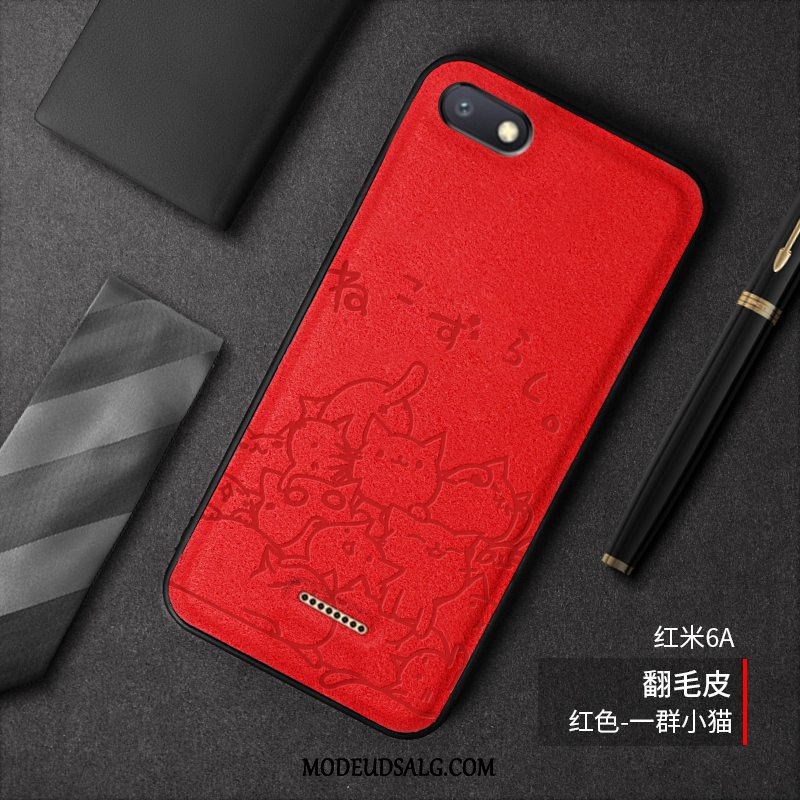 Xiaomi Redmi 6a Etui / Cover Plys Trend Mode Kreativ Anti-fald