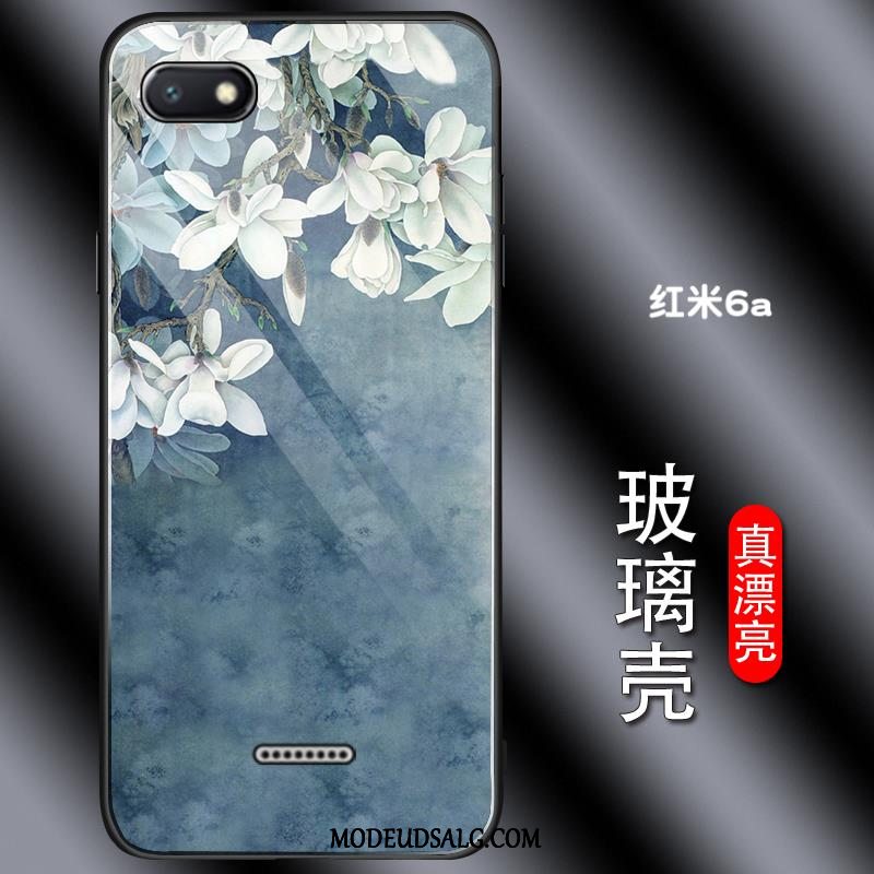 Xiaomi Redmi 6a Etui Morsom Beskyttelse Blomster Sort Grøn