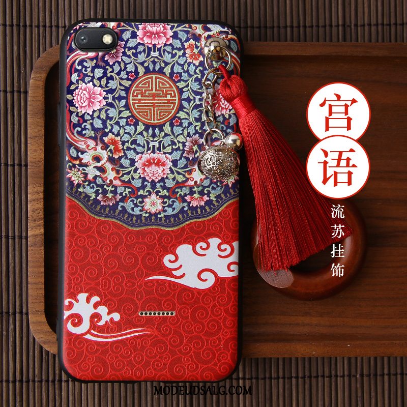 Xiaomi Redmi 6a Etui Tassel Cover Vintage Hvid Blød