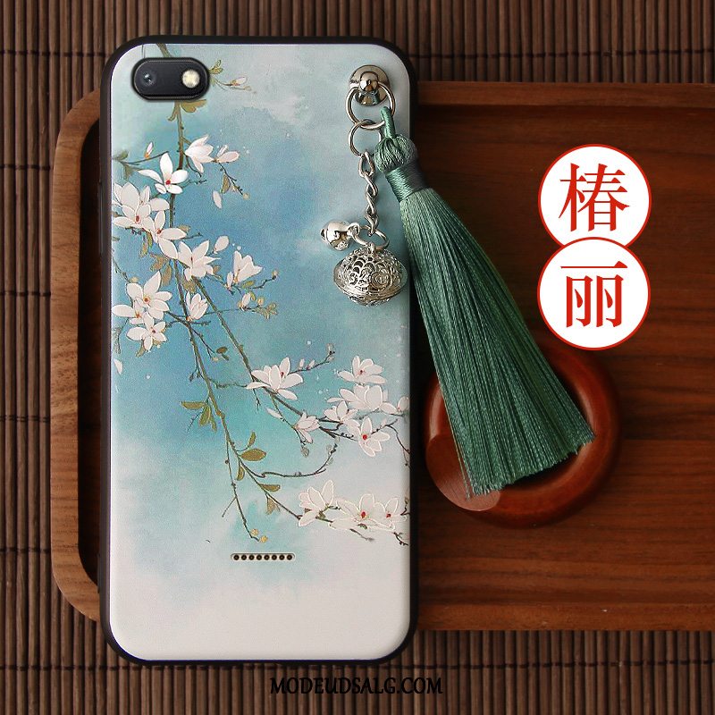 Xiaomi Redmi 6a Etui Tassel Cover Vintage Hvid Blød