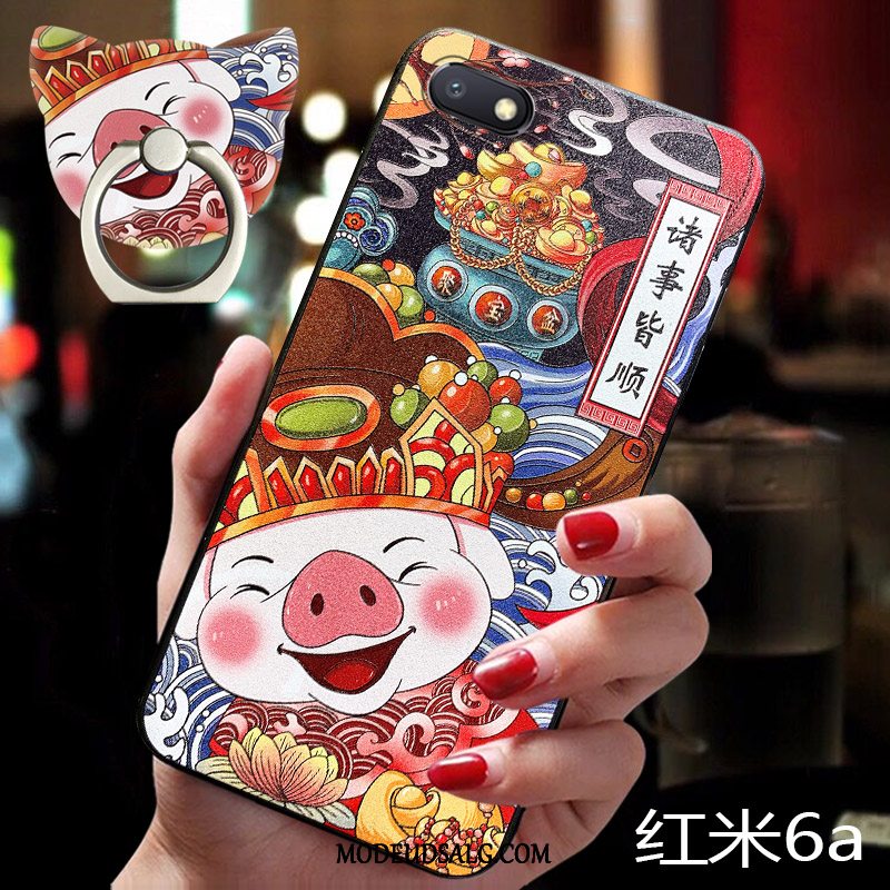 Xiaomi Redmi 6a Etui Tynd Lille Sektion Af Personlighed Anti-fald Cartoon