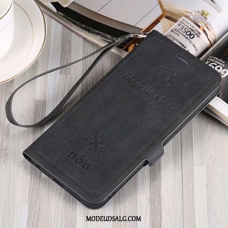 Xiaomi Redmi 6a Etui Vintage Lille Sektion Af Personlighed Rød Beskyttelse