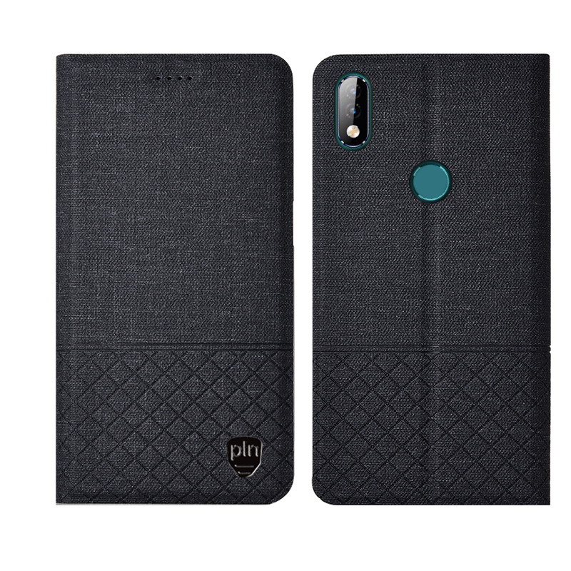 Xiaomi Redmi 7 Etui Beskyttelse Anti-fald Lædertaske Cover Ternet