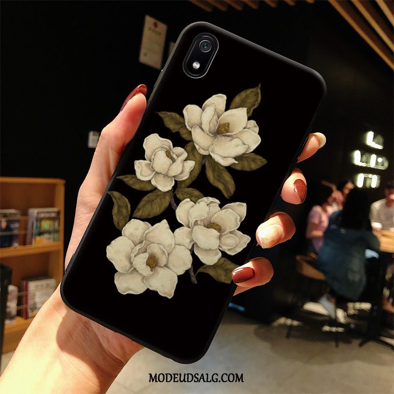 Xiaomi Redmi 7 Etui Beskyttelse Anti-fald Silikone Mode Blomster