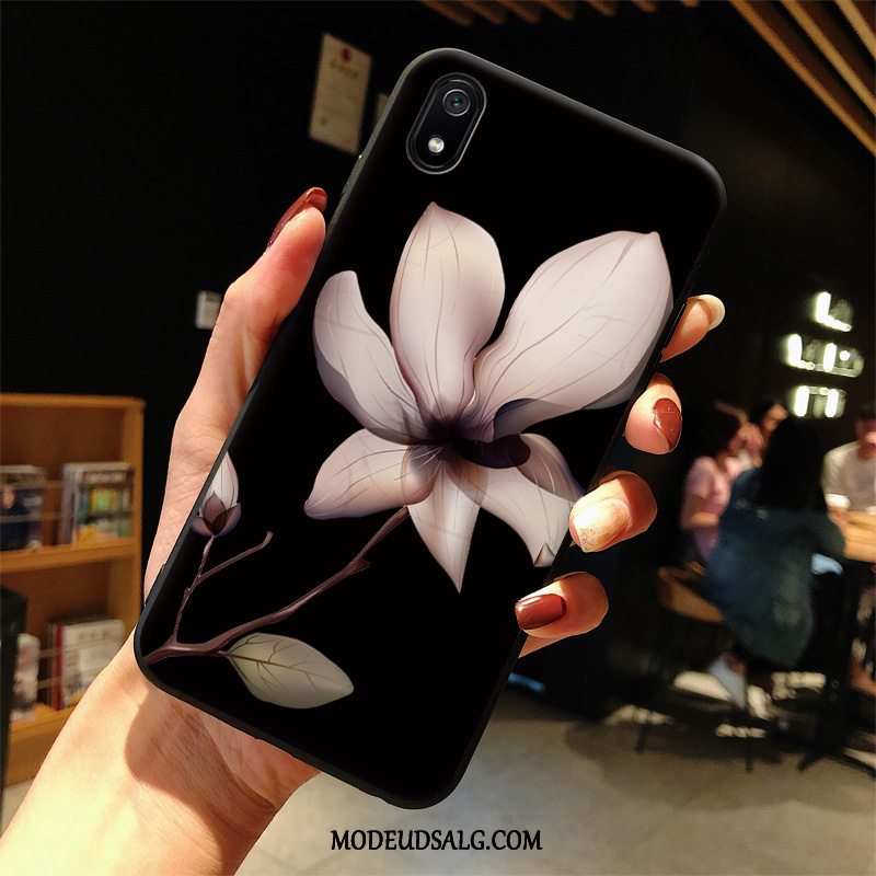 Xiaomi Redmi 7 Etui Beskyttelse Anti-fald Silikone Mode Blomster