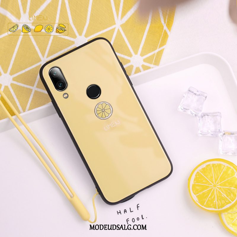 Xiaomi Redmi 7 Etui Beskyttelse Glas Net Red Anti-fald Gul