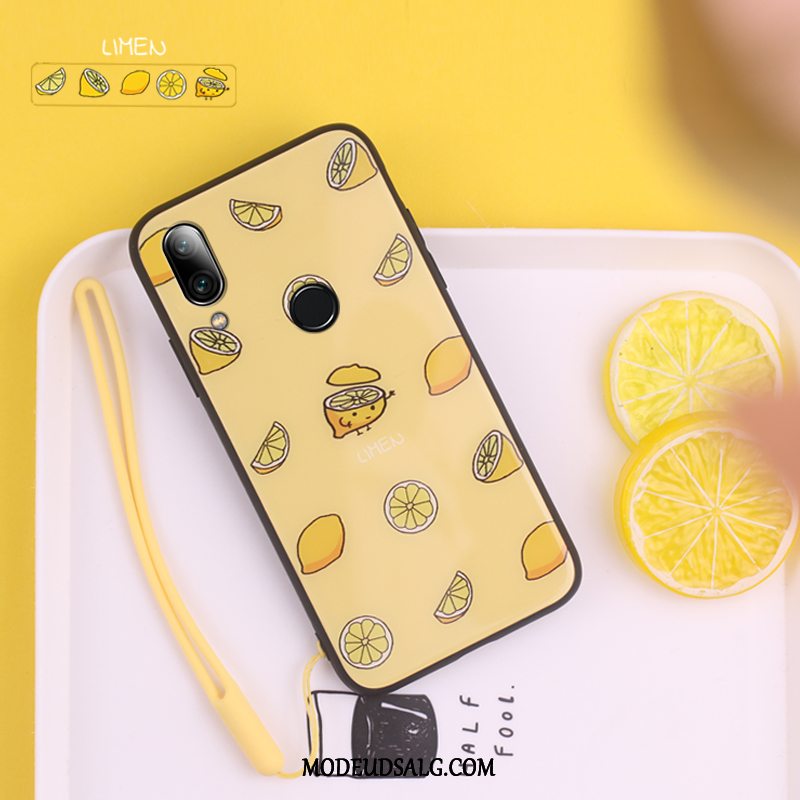 Xiaomi Redmi 7 Etui Beskyttelse Glas Net Red Anti-fald Gul