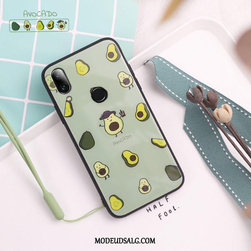 Xiaomi Redmi 7 Etui Beskyttelse Glas Net Red Anti-fald Gul