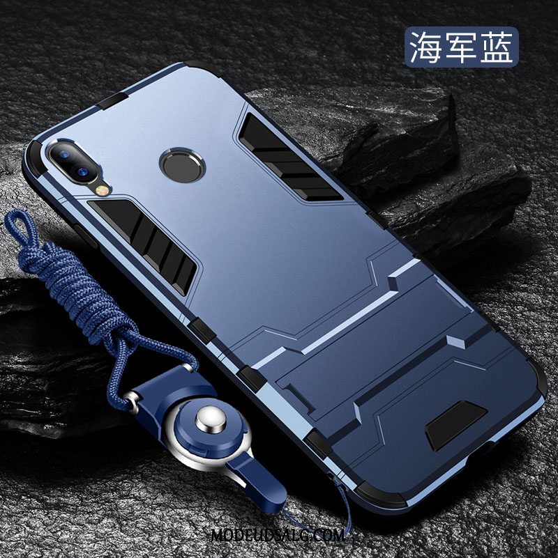 Xiaomi Redmi 7 Etui / Cover Rød Lille Sektion Alt Inklusive Sølv Blød