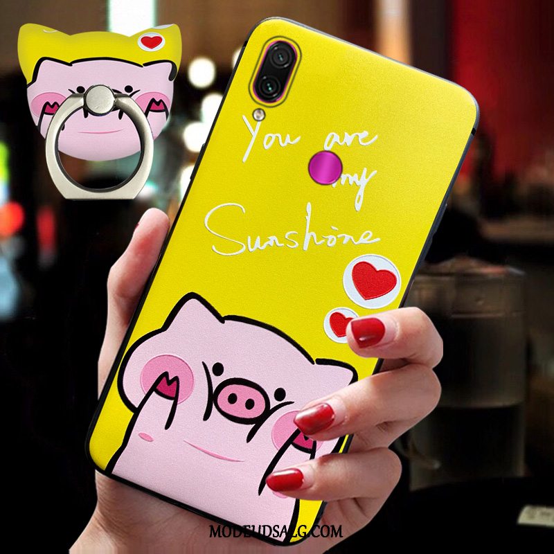 Xiaomi Redmi 7 Etui Elskeren Cartoon Rød Lille Sektion Trendy