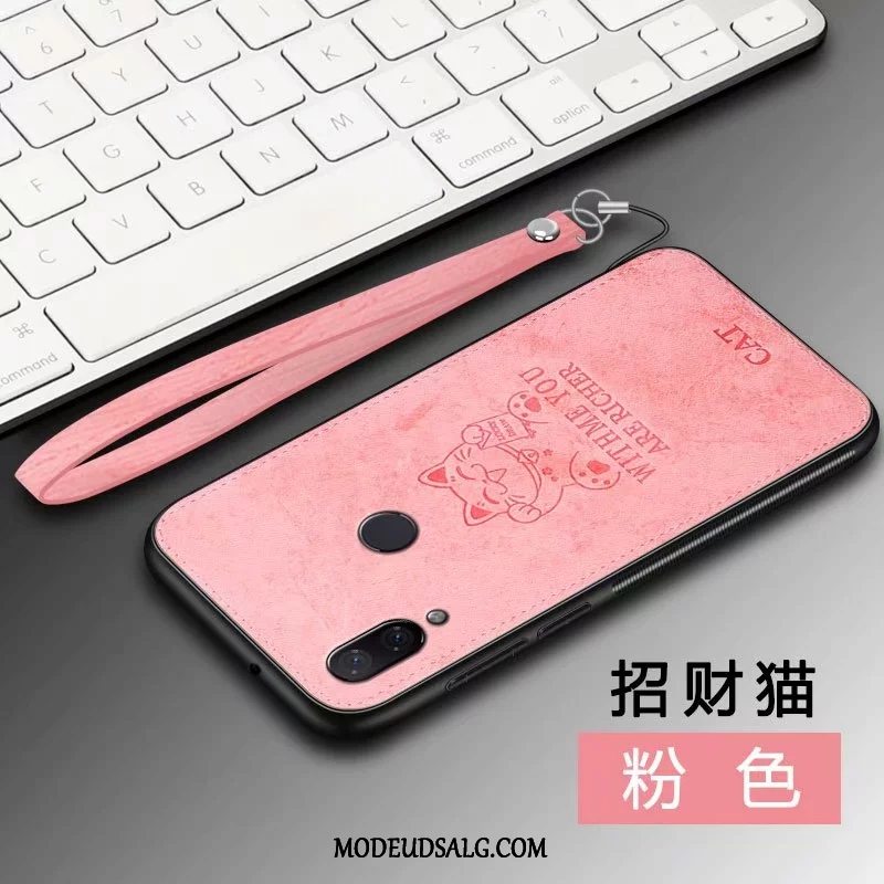 Xiaomi Redmi 7 Etui Hængende Ornamenter Trend Hærdning Rød Silikone