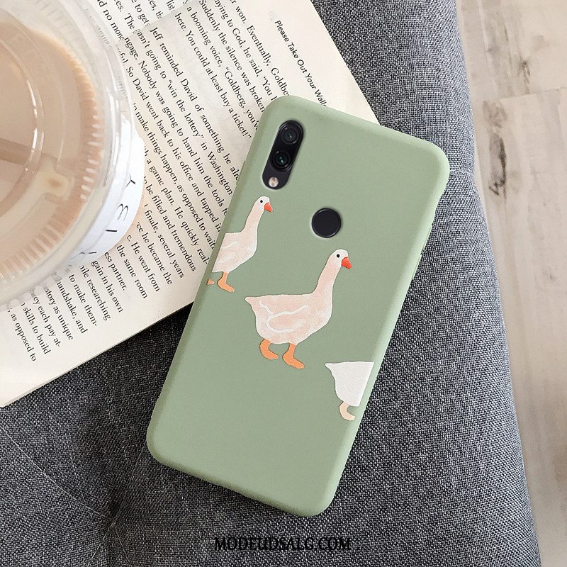 Xiaomi Redmi 7 Etui Simple Beskyttelse Silikone Rød And