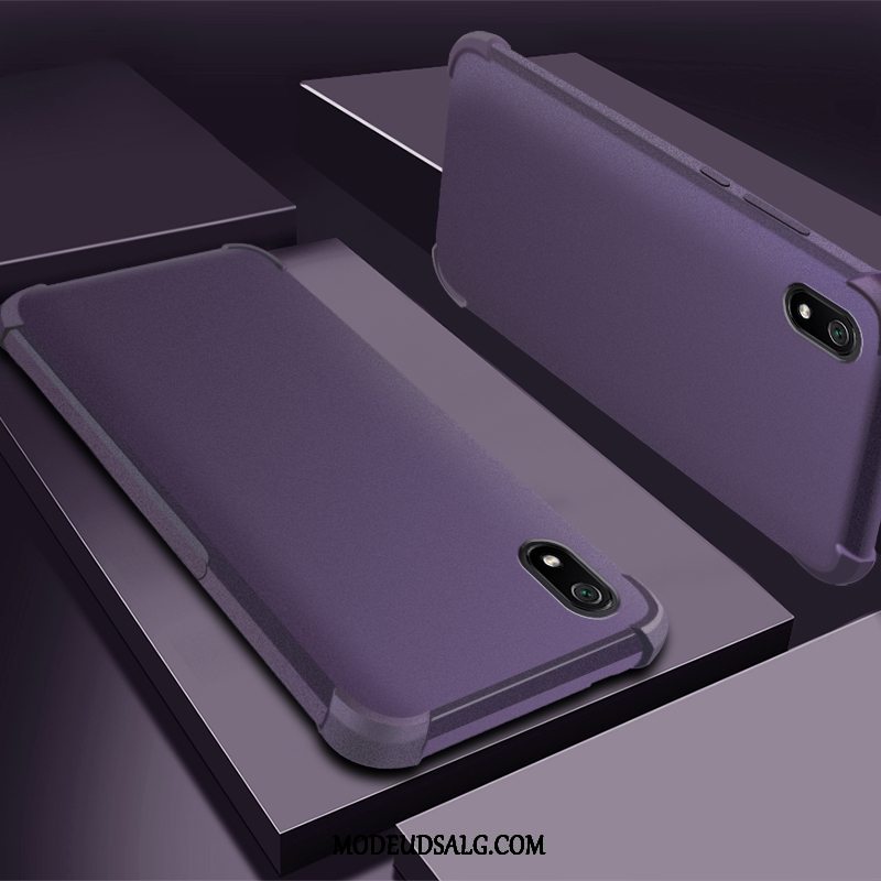 Xiaomi Redmi 7a Etui Beskyttelse Cover Hængende Ornamenter Nubuck Lilla