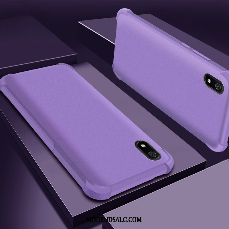 Xiaomi Redmi 7a Etui Beskyttelse Cover Hængende Ornamenter Nubuck Lilla