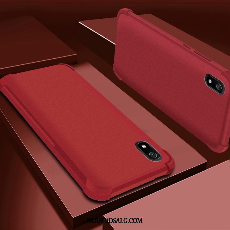 Xiaomi Redmi 7a Etui Beskyttelse Cover Hængende Ornamenter Nubuck Lilla