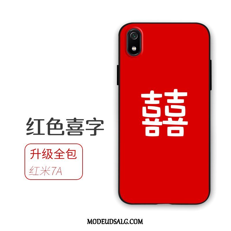 Xiaomi Redmi 7a Etui Blød Rød Anti-fald Elskeren Cover