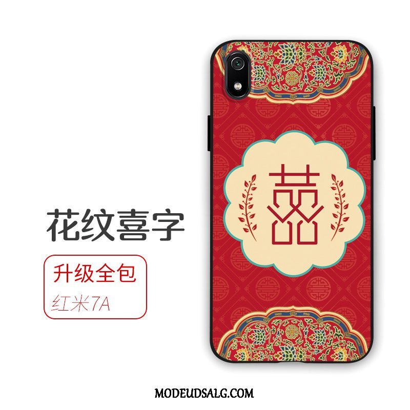 Xiaomi Redmi 7a Etui Blød Rød Anti-fald Elskeren Cover