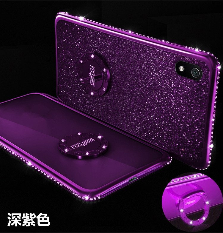 Xiaomi Redmi 7a Etui Blød Rød Lilla Trend Tynd