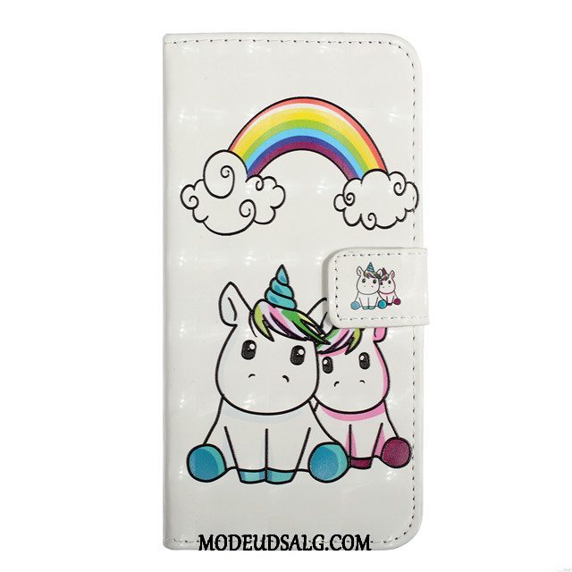 Xiaomi Redmi 7a Etui Cartoon Alt Inklusive Cover Hvid Anti-fald