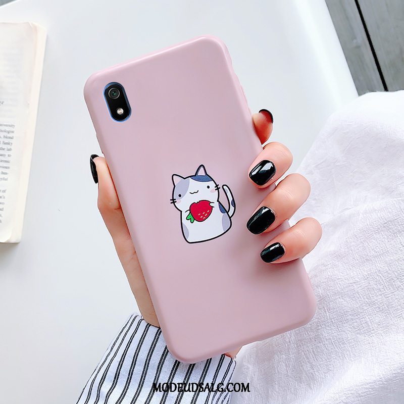 Xiaomi Redmi 7a Etui / Cover Anti-fald Pu Nubuck Blød Hemming