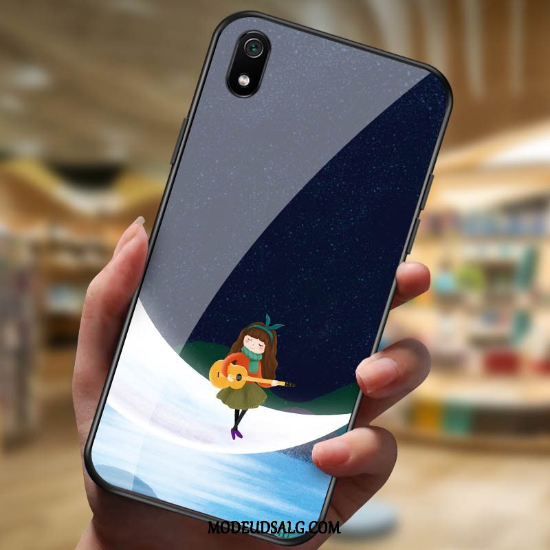 Xiaomi Redmi 7a Etui / Cover Anti-fald Rød Af Personlighed Elskeren Sort