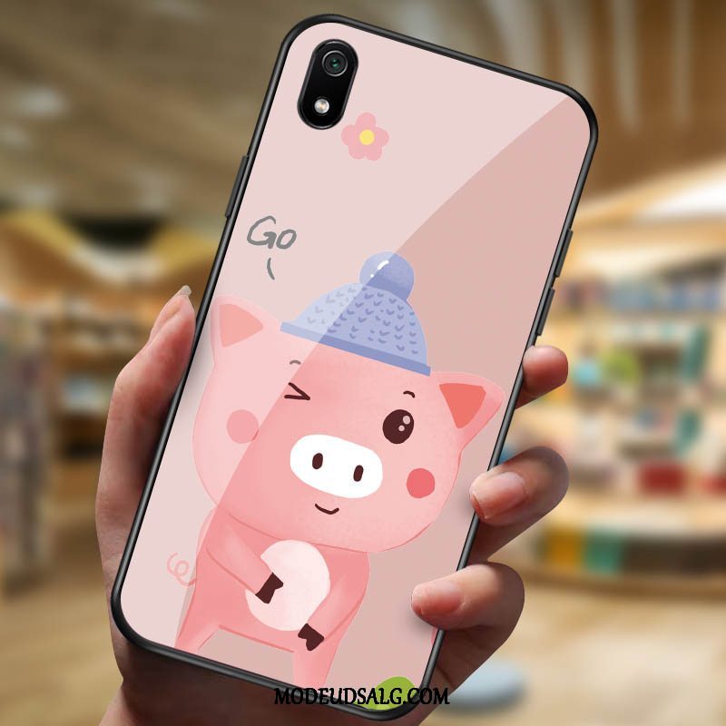 Xiaomi Redmi 7a Etui / Cover Anti-fald Rød Af Personlighed Elskeren Sort