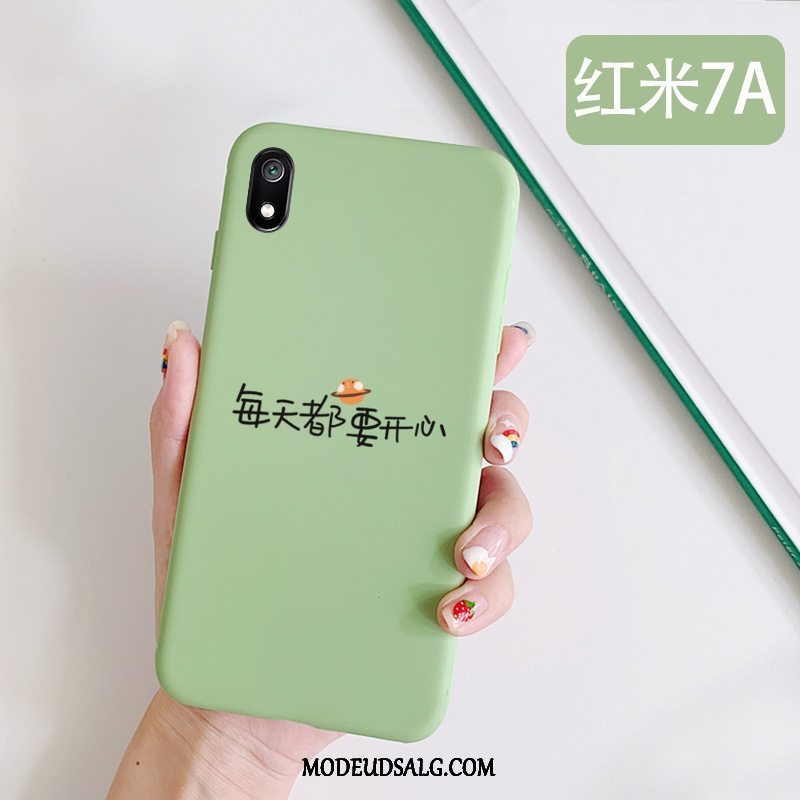 Xiaomi Redmi 7a Etui / Cover Anti-fald Simple Frisk Grøn