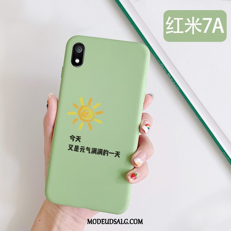 Xiaomi Redmi 7a Etui / Cover Anti-fald Simple Frisk Grøn