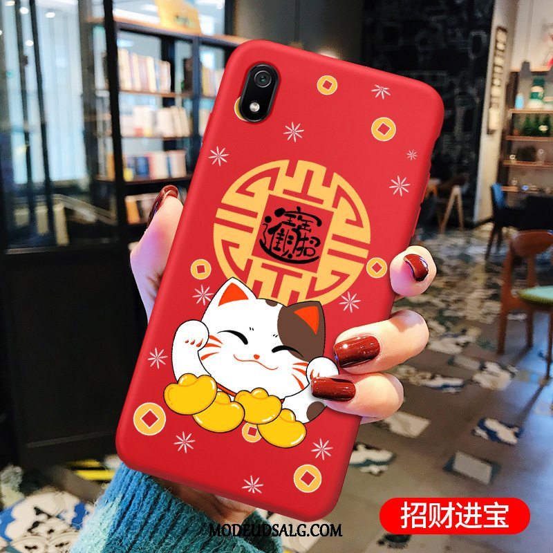 Xiaomi Redmi 7a Etui / Cover Beskyttelse Alt Inklusive Frisk Rød Blød